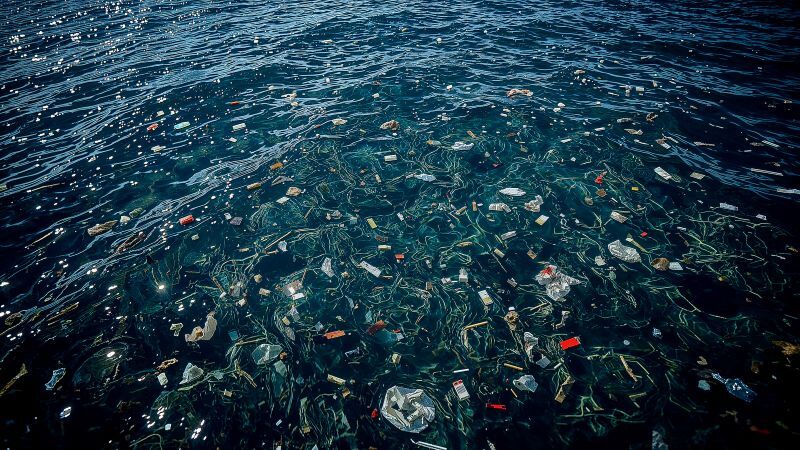 家庭ごみが海洋汚染の原因になっている現状